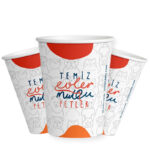 8-ounce cardboard cup, equivalent to 250 ml