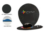 Oval Wrist Support Mouse Pad